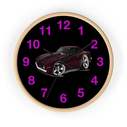 1969 Camaro Z28 Muscle Car Art Wall clock
