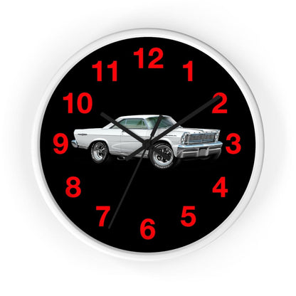 1965 Galaxie Muscle Car Art Wall clock