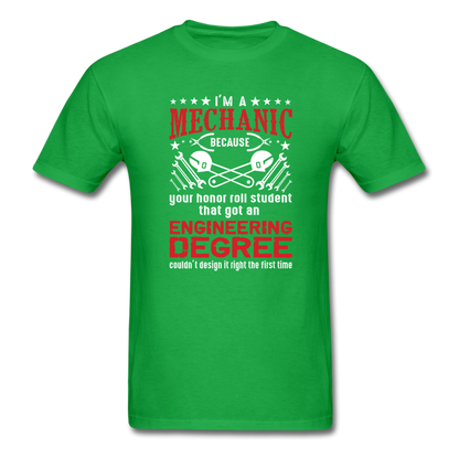 I'm a Mechanic Men's T-Shirt - bright green