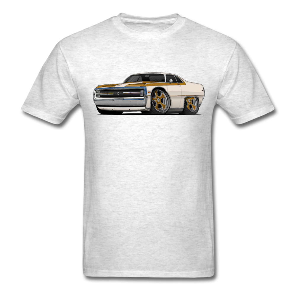 1970 Chrysler 300 Hurst Car Art Men's T-Shirt - light heather grey