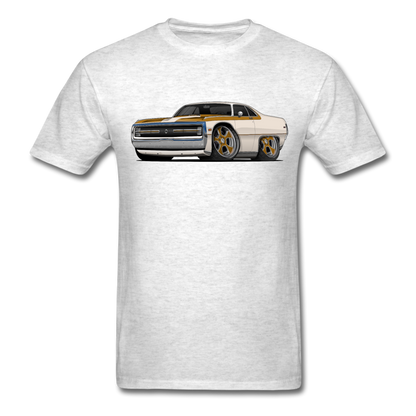 1970 Chrysler 300 Hurst Car Art Men's T-Shirt - light heather grey