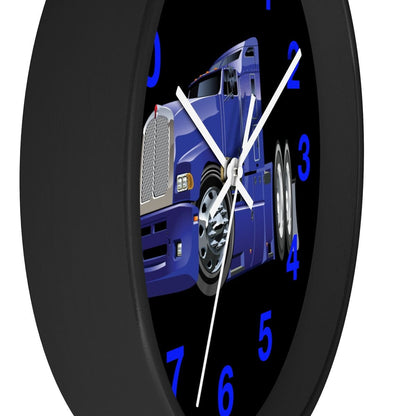 Big Blue Semi Rig Wall clock