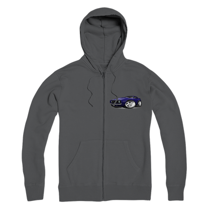 1st Generation Purple Camaro Premium Adult Zip Hoodie
