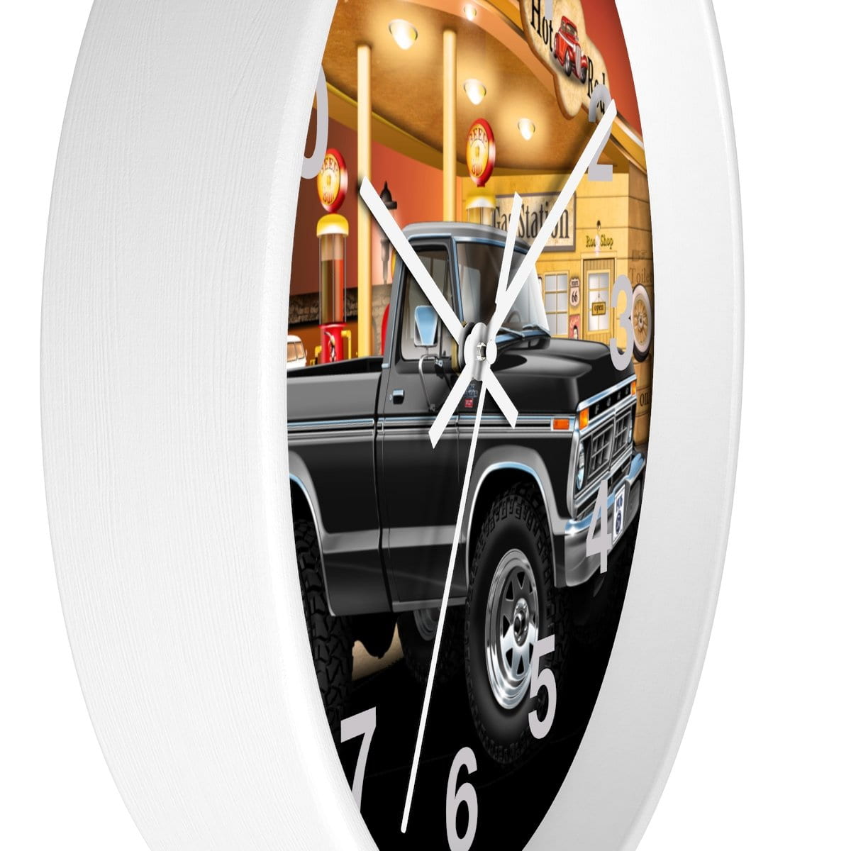 1976 F-150 Ranger XLT 4x4 Pickup Truck Wall clock