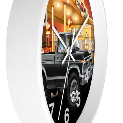 1976 F-150 Ranger XLT 4x4 Pickup Truck Wall clock