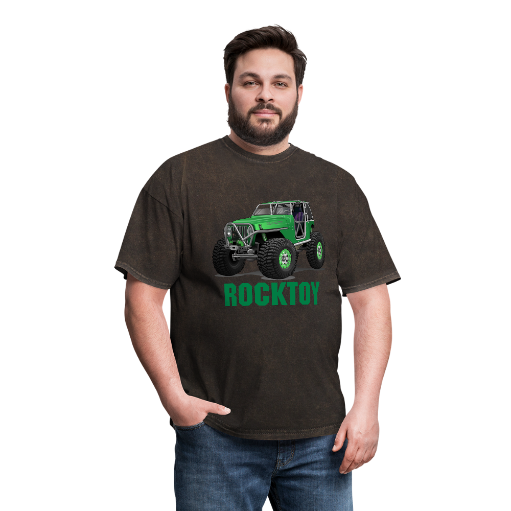 Green Jeep Rocktoy Rock Climber Men's T-Shirt - mineral black