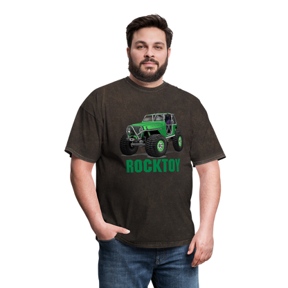 Green Jeep Rocktoy Rock Climber Men's T-Shirt - mineral black