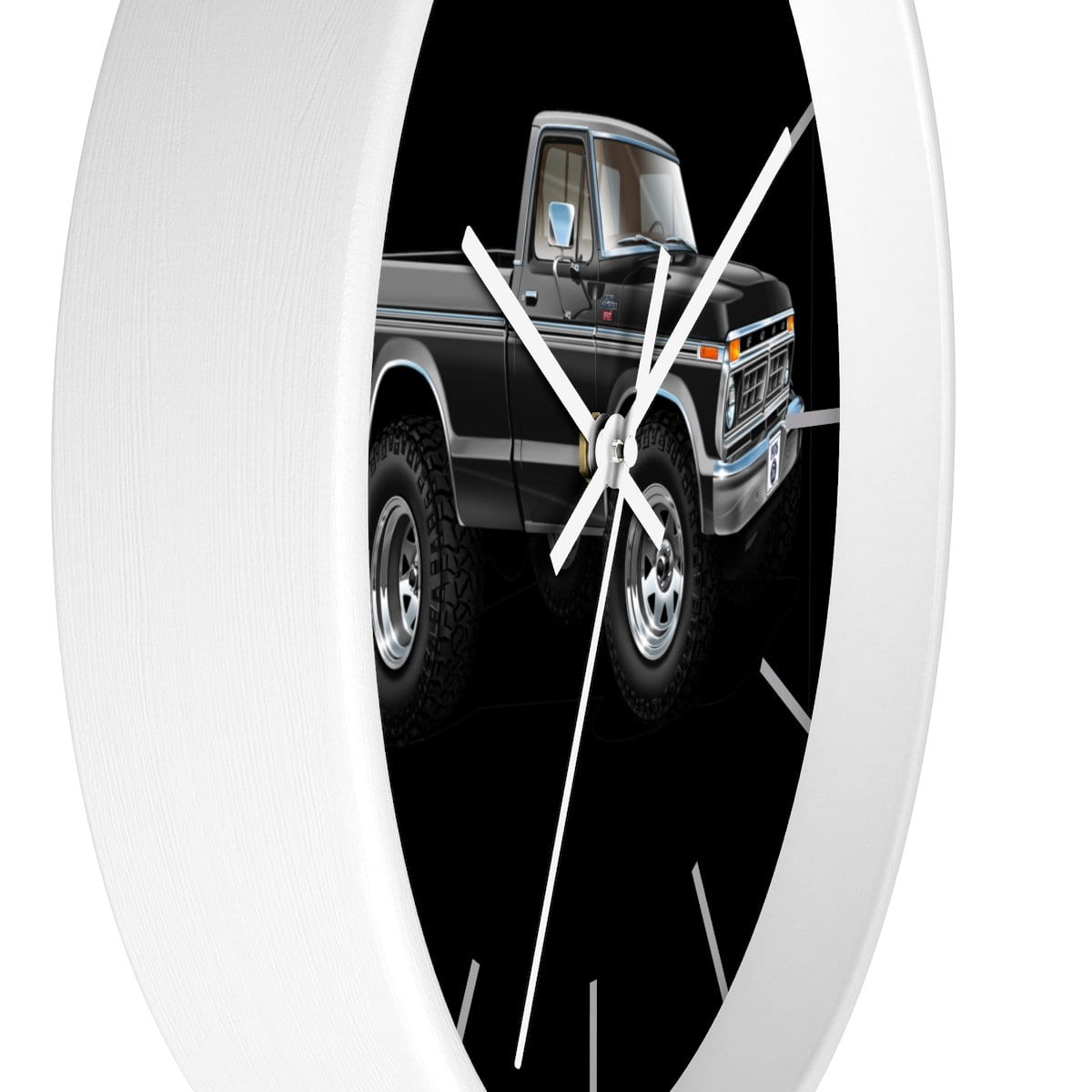 1976 F-150 Ranger XLT 4x4 Pickup Truck Wall clock