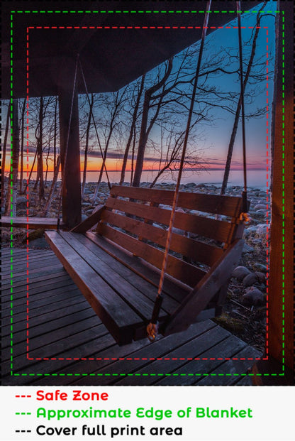 Swing Sunset Blanket