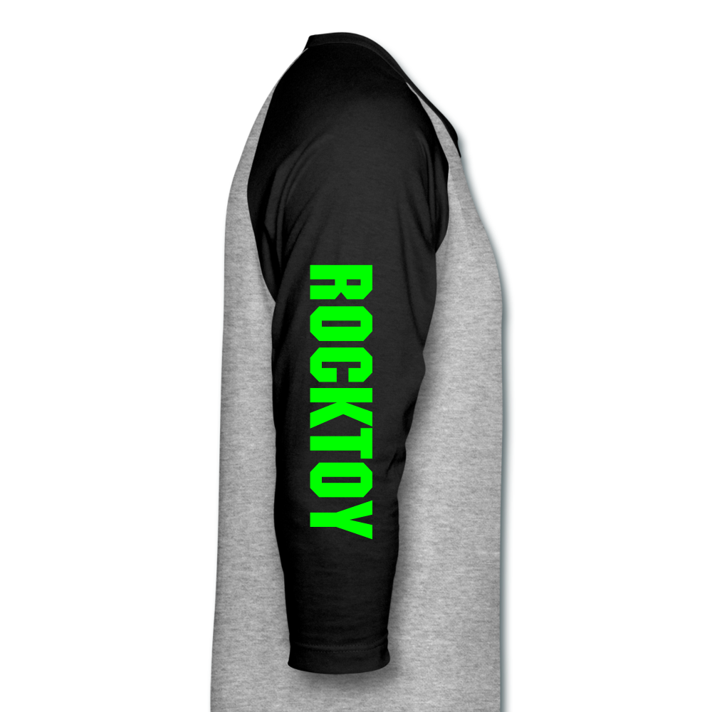 Baseball T-Shirt - heather gray/black