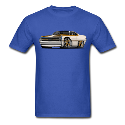 1970 Chrysler 300 Hurst Car Art Men's T-Shirt - royal blue