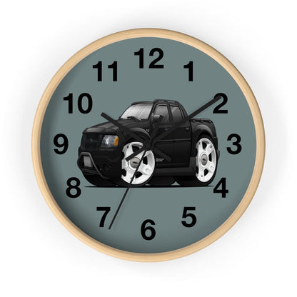 Sport Track Gray background Wall clock
