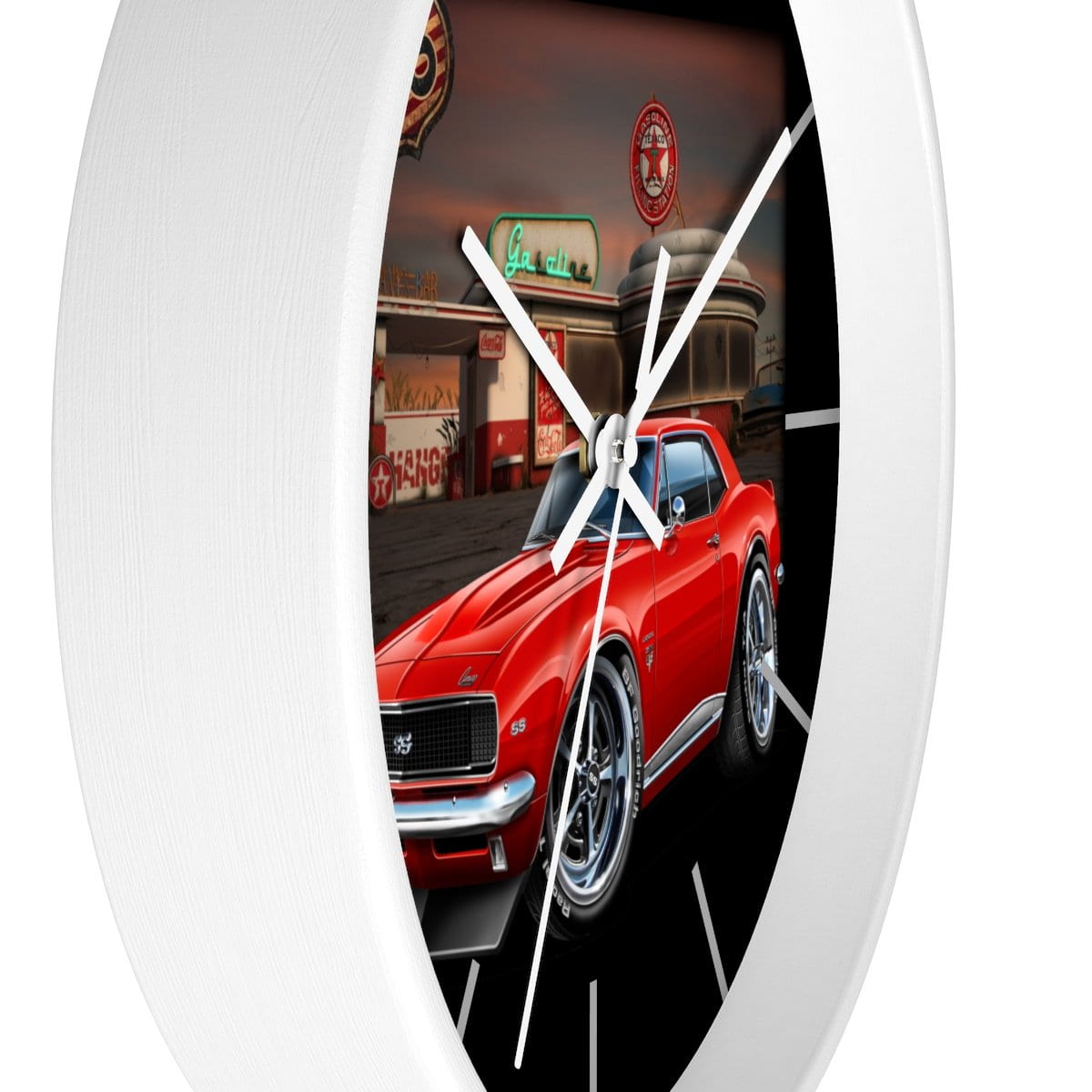 1967 Camaro SS Texaco Wall clock