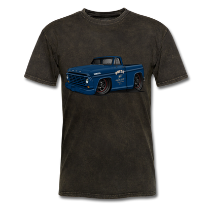 1967 Ford F-100 Men's T-Shirt - mineral black