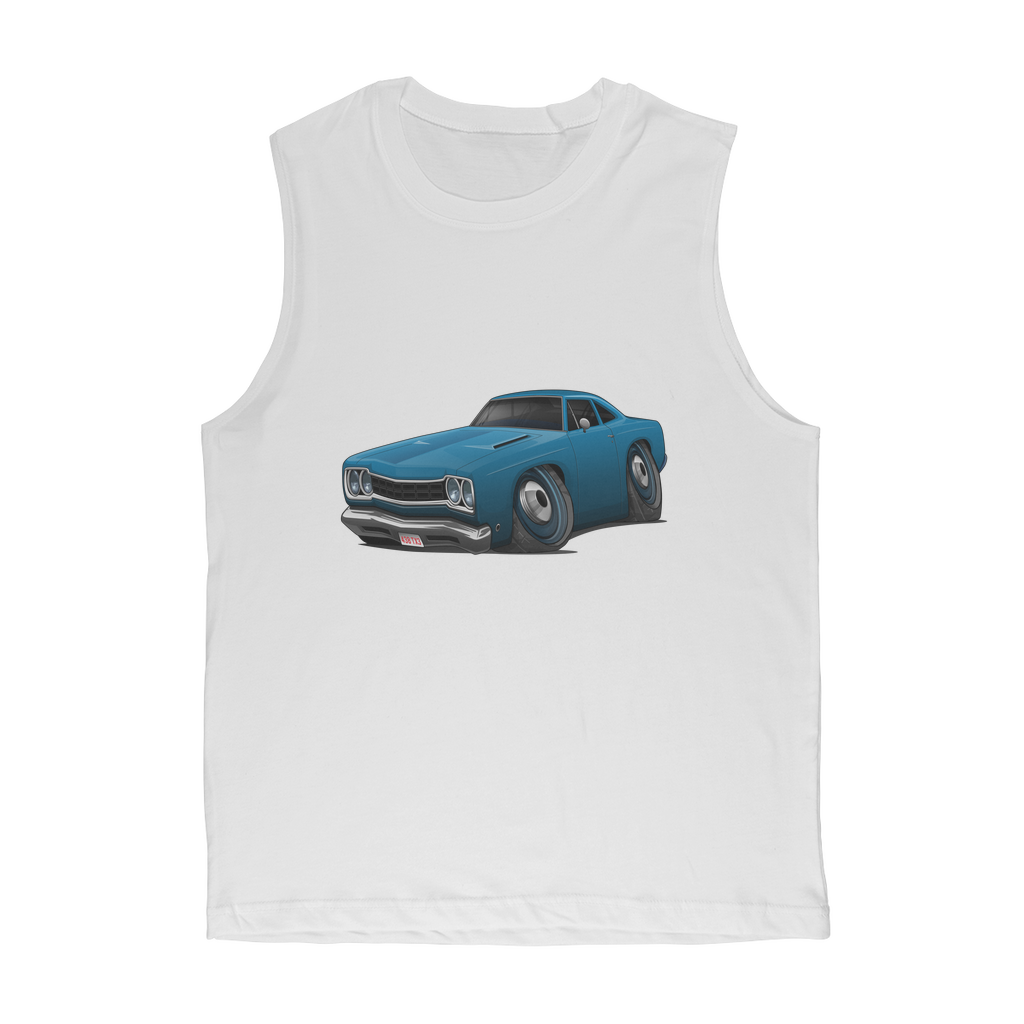 1968 Plymouth Roadrunner Car Art Premium Adult Muscle Top