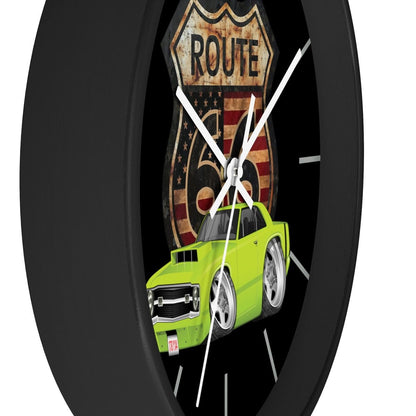 1969 Dart Route 66 Car Art Wall clock