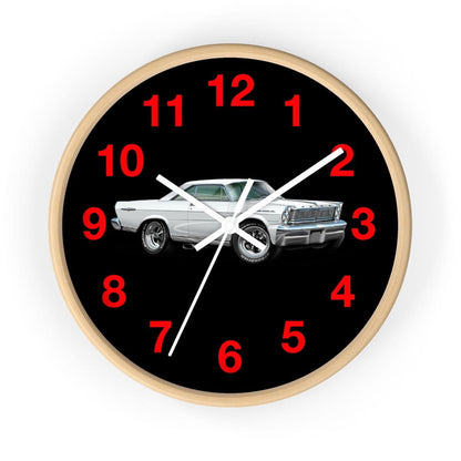 1965 Galaxie Muscle Car Art Wall clock