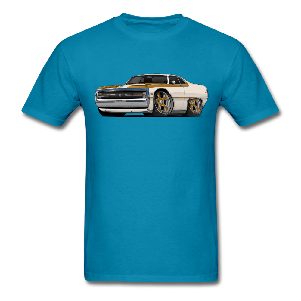 1970 Chrysler 300 Hurst Car Art Men's T-Shirt - turquoise