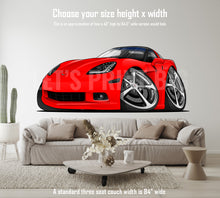 2010 Chevrolet Corvette Car Art Wall Decal