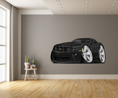 2013 Camaro Car Art Cartoon Wall Decal