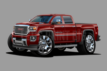 Car Art 2016 GMC Sierra 4x4 Pickup Truck Cartoon Wall Decal