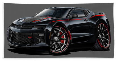 2017 Camaro Ss Car Art - Beach Towel
