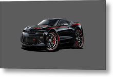2017 Camaro Ss Car Art - Metal Print
