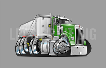 2017 Kenworth W-900-B Car Art Wall Decal