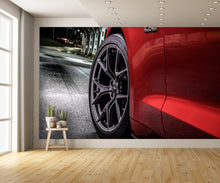 Car Art 2018 Mustang Front Wheel Wall Mural