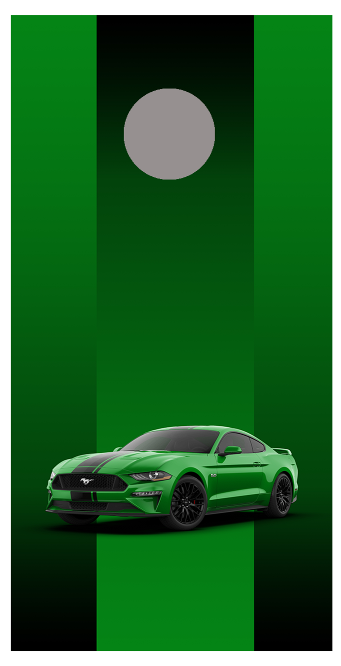 2018 Mustang Design A Corn Hole Decal Wrap