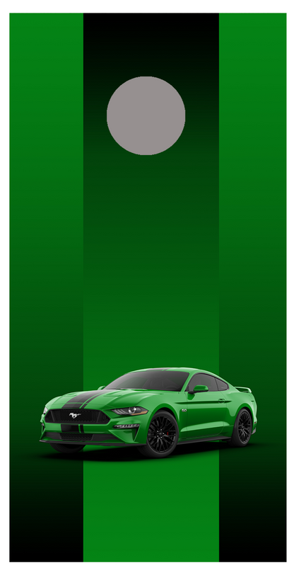 2018 Mustang Design A Corn Hole Decal Wrap