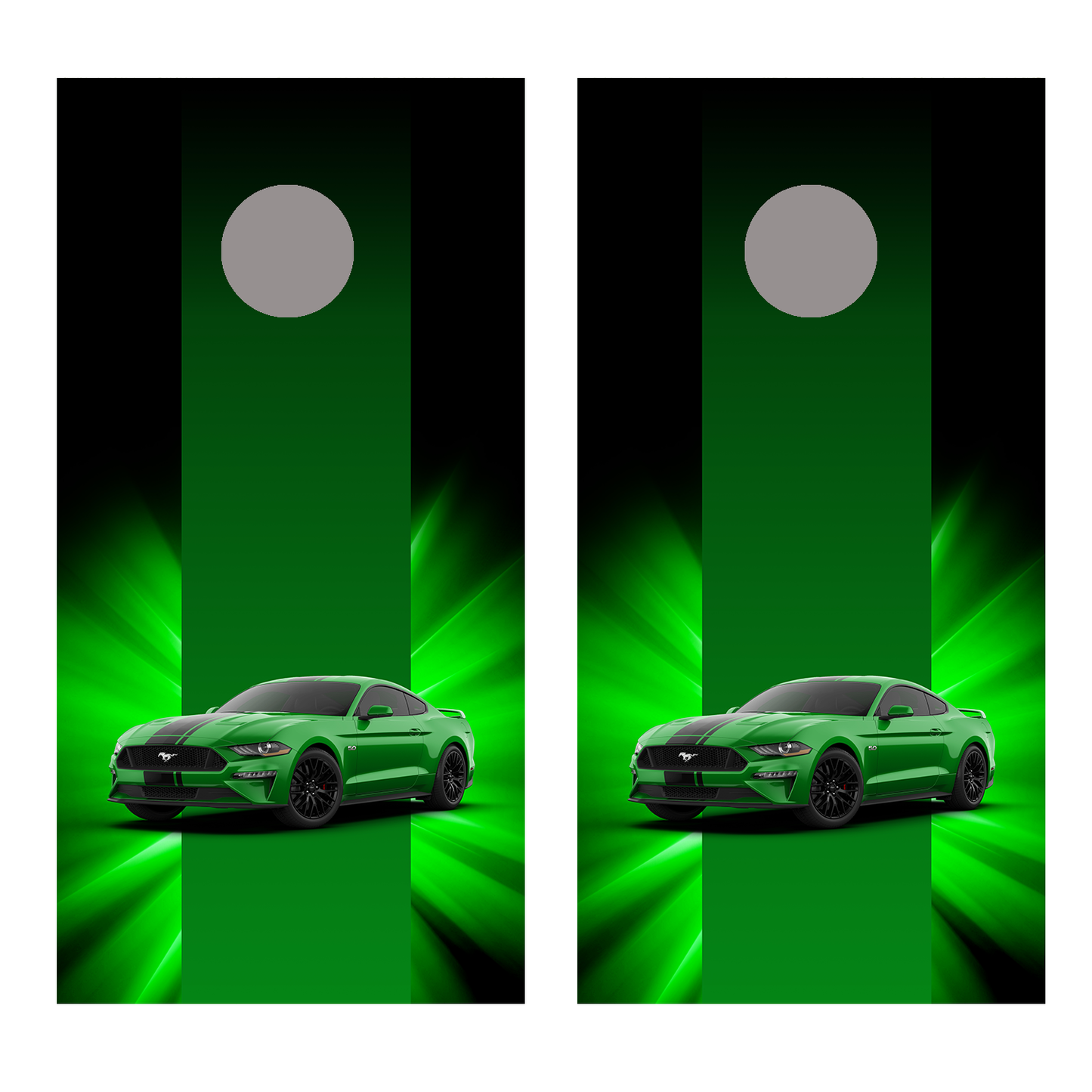 2018 Mustang Design B Corn Hole Decal Wrap