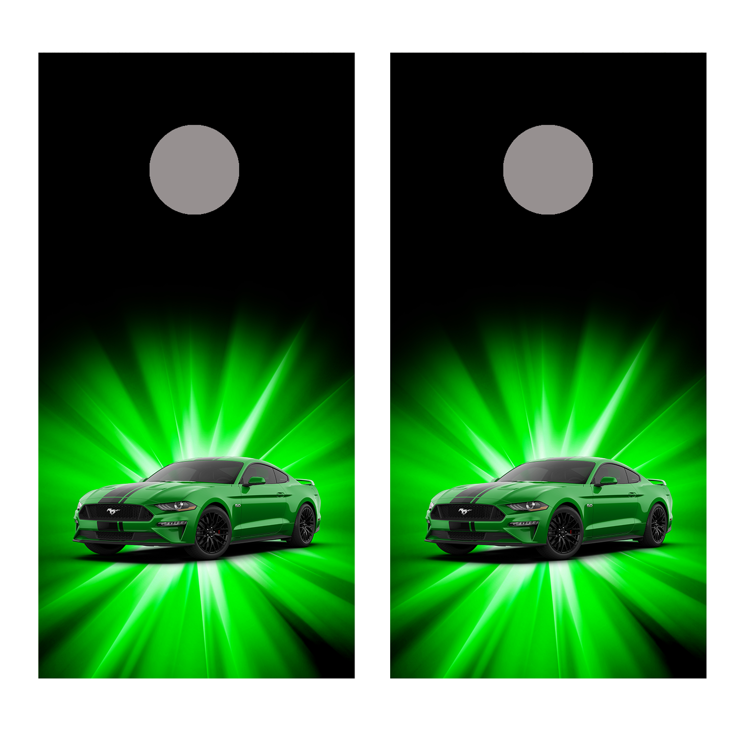 2018 Mustang Design C Corn Hole Decal Wrap