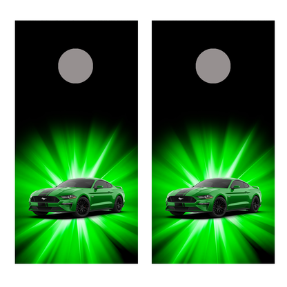 2018 Mustang Design C Corn Hole Decal Wrap