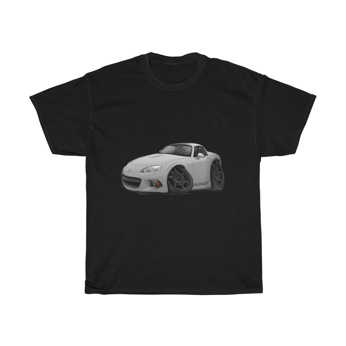 Grey Car Art Unisex Heavy Cotton Tee