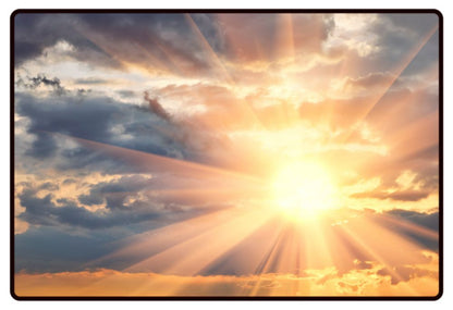 Cloudy Sunrise Desk Mat