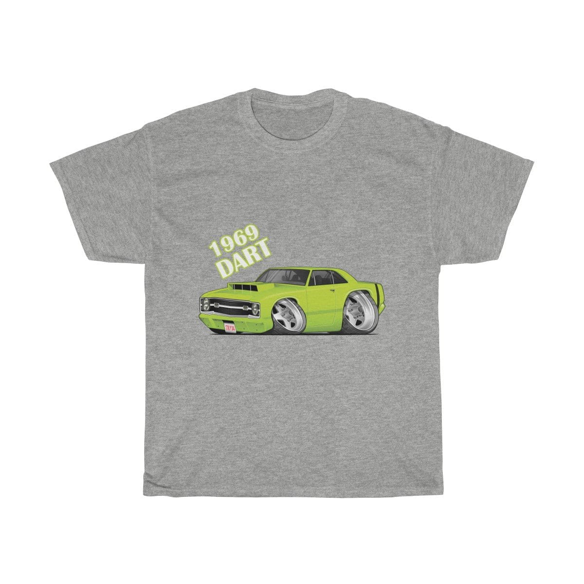 1969 Dart Car Art Unisex Heavy Cotton Tee
