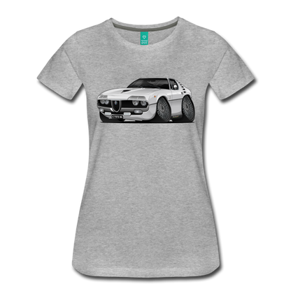 1971 Alfa Romeo Montreal Women’s Premium T-Shirt - heather gray