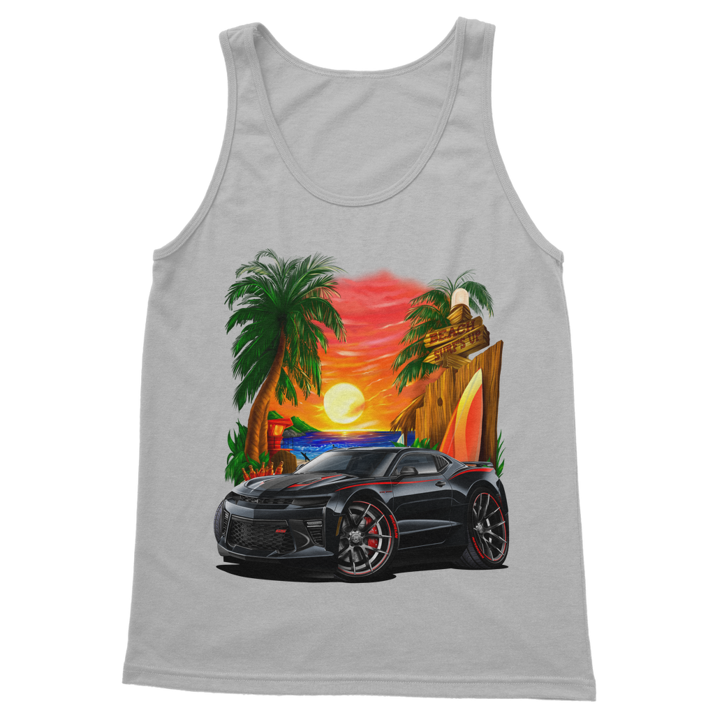 Surfs Up 2017 Camaro SS Car Art Classic Adult Vest Top