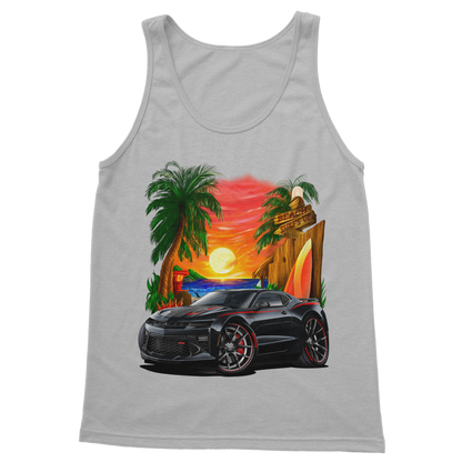 Surfs Up 2017 Camaro SS Car Art Classic Adult Vest Top