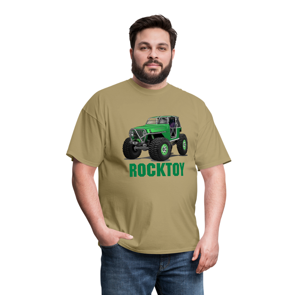 Green Jeep Rocktoy Rock Climber Men's T-Shirt - khaki