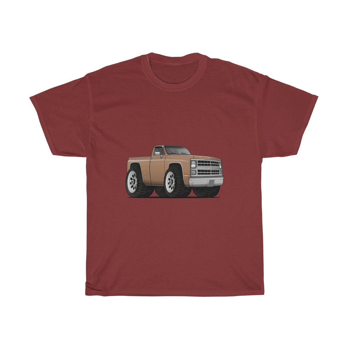 1986 4X4 Truck Car Art Unisex Heavy Cotton Tee
