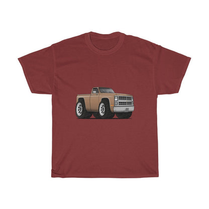 1986 4X4 Truck Car Art Unisex Heavy Cotton Tee