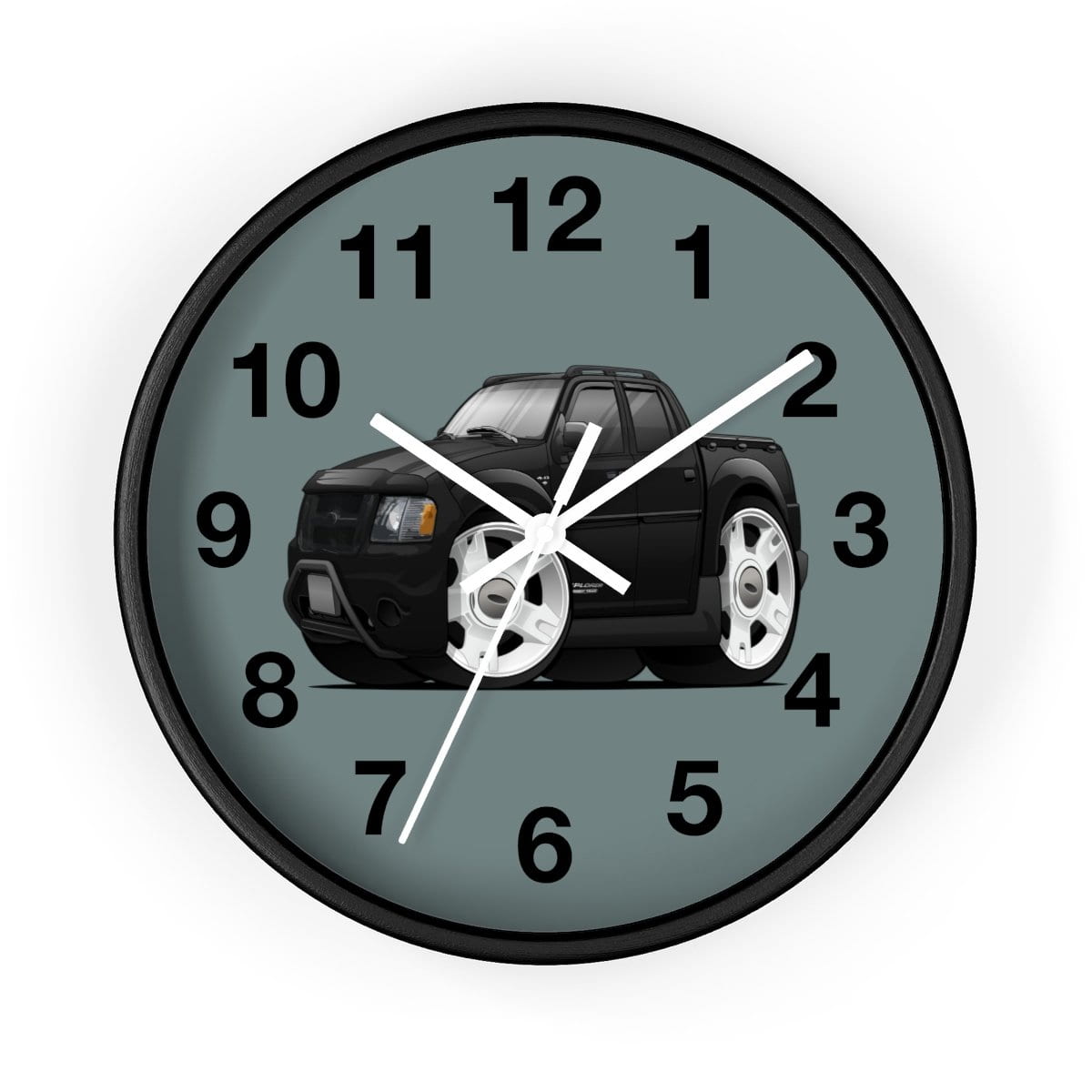 Sport Track Gray background Wall clock