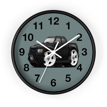 Sport Track Gray background Wall clock