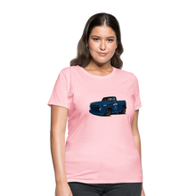 1967 Blue Ford F-100 Women's T-Shirt - pink