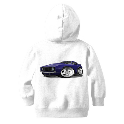 1st Generation Purple Camaro Classic Kids Zip Hoodie