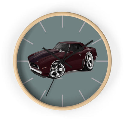 1969 Camaro Z28 Muscle Car Art Wall clock