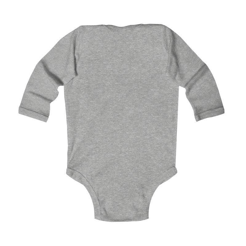 Infant Long Sleeve Bodysuit Back Off Aunt - Let's Print Big