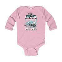 Infant Long Sleeve Bodysuit Back Off Aunt - Let's Print Big